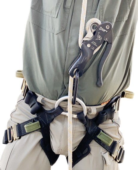 tactical rappel harness