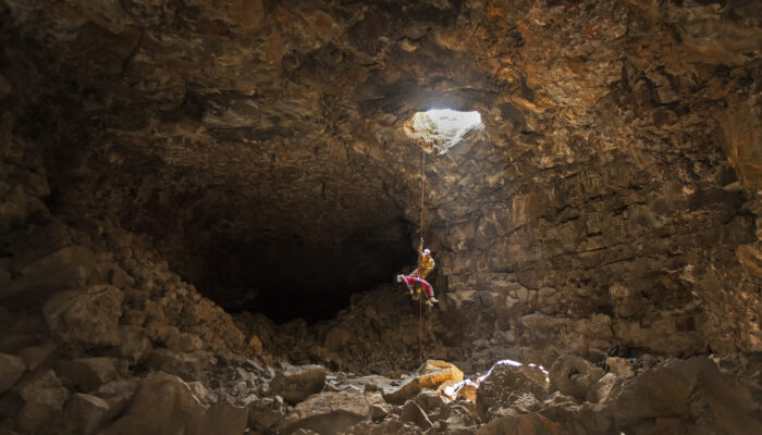 SPAR, cave rescue, single rope technique